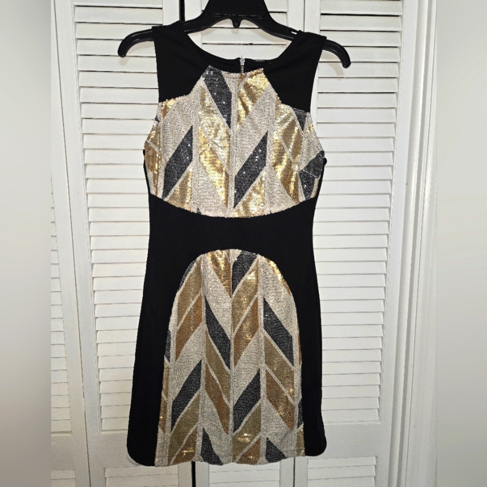 Ruby Rox Women's Small Sequined Bodycon Dress VINTAGE